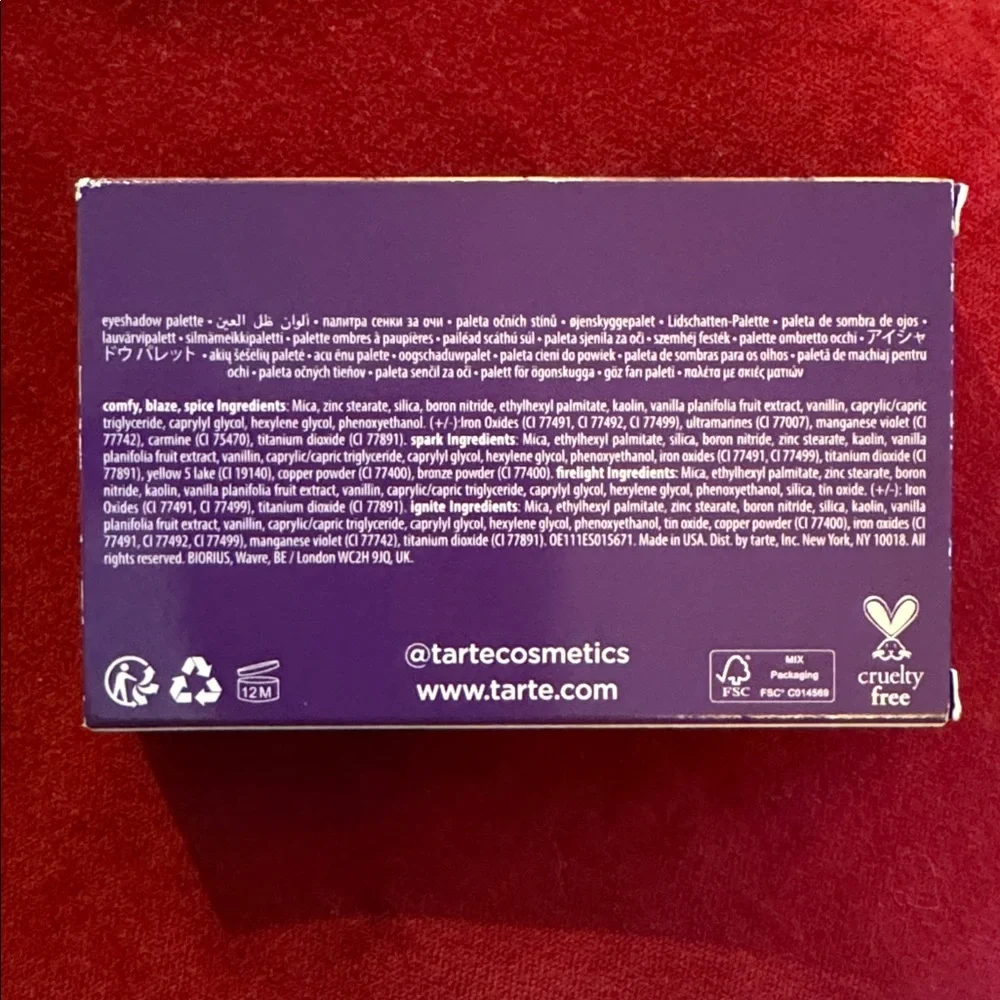 New Tarte Tartelette‎ Toasted Eyeshadow Palette